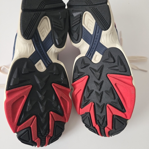 Adidas White Red Collegiate Navy Sneakers - Picture 10 of 10